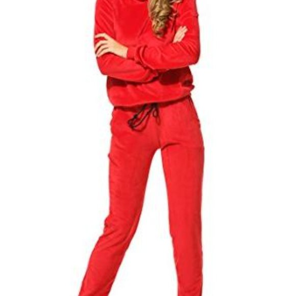 Women's Athletic Soft Hoodie Sweatpants Set - Picture 3 of 8